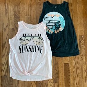 bundle- art class youth girls tank tops size 14/16
